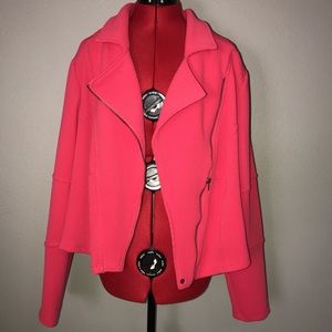Torrid hot pink motto jacket - size 3